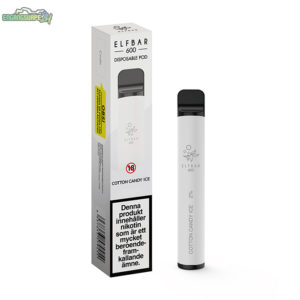 Elf Bar 600 Cotton Candy Ice 20mg 600 Puffar