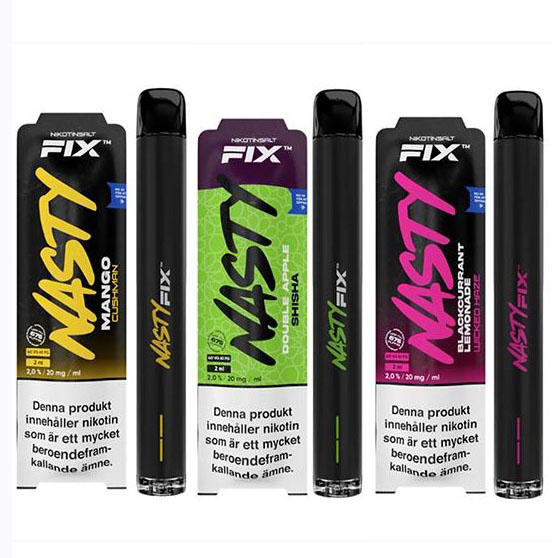 Engångs Vapes från Nasty Stoppas