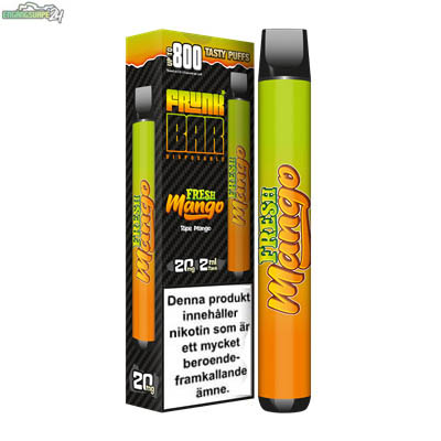 FRESH MANGO FRUNK BAR 800 PUFF 20MG ENGANGSVAPE DISPOSABLE FRESH MANGO FRUNK BAR 800 PUFF 20MG ENGANGSVAPE DISPOSABLE