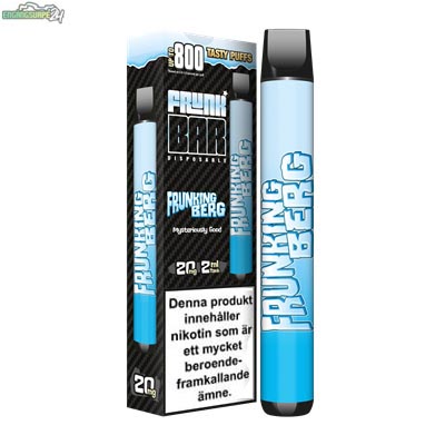 FRUNKING BERG FRUNK BAR 800 PUFF 20MG ENGANGSVAPE DISPOSABLE FRUNKING BERG FRUNK BAR 800 PUFF 20MG ENGANGSVAPE DISPOSABLE