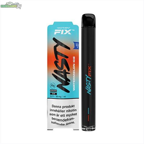 Nasty-Fix-Engångsvape-20mg-Watermelon-Ice Nasty-Fix-Engångsvape-20mg-Watermelon-Ice