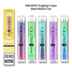 Gloss-Bar-engangs-vape-mesh-coil-nikotinfri-front-sv