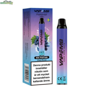 VapeM8-VM800-engangs-vape-20mg-cool-druva