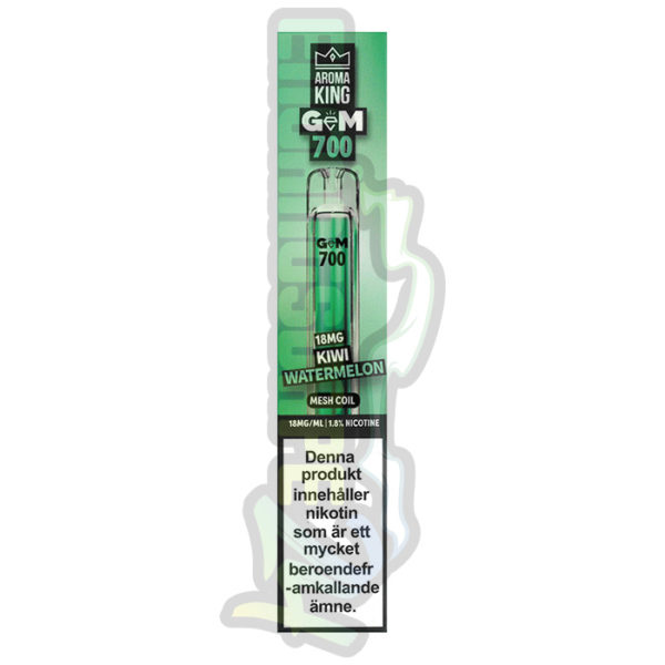 Aroma King GEM engangs vape 18mg kiwi watermelon