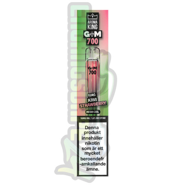 Aroma King GEM engangs vape 18mg strawberry kiwi