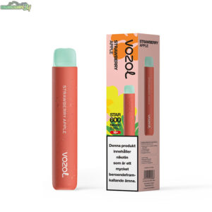 Vozol-Star-600-engangs-vape-mesh-20mg-strawberry-apple