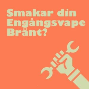 engångsvape smakar brant