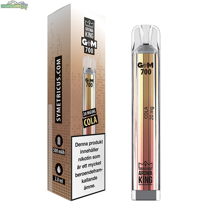 Aroma-King-Gem-20mg-Cola Aroma King GEM Mesh Cola 20mg 700 Puffar