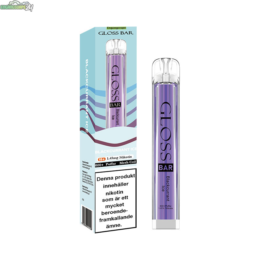 GLOSS-Bar-Mesh-engangs-vape-blackcurrant ice GLOSS-Bar-Mesh-engangs-vape-blackcurrant ice