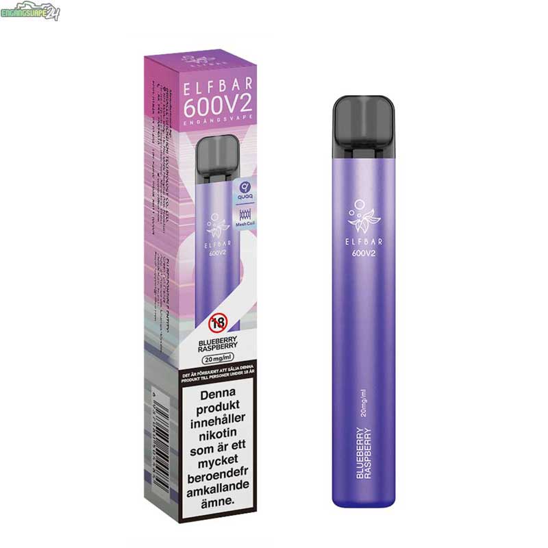 Elf-Bar-600-V2-Engangs-Disposable-Vape-20mg-Blueberry-Raspberry Elf-Bar-600-V2-Engangs-Disposable-Vape-20mg-Blueberry-Raspberry