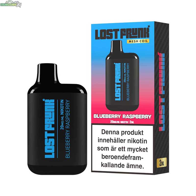 Lost-Frunk-Engangs-Vape-Blueberry-Raspberry Lost-Frunk-Engangs-Vape-Blueberry-Raspberry
