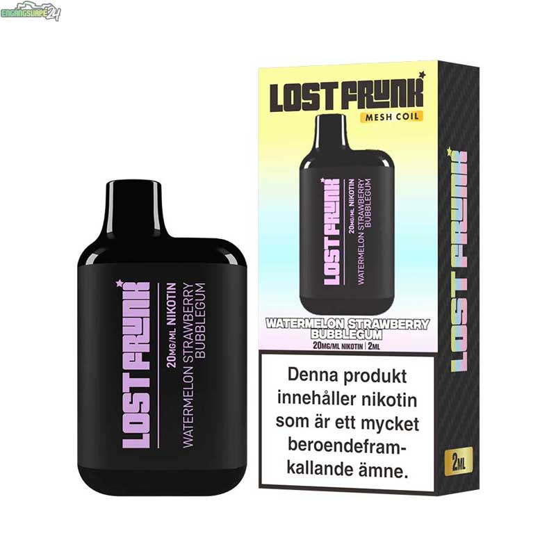 Lost-Frunk-Engangs-Vape-Watermelon-Strawberry-Bubbelgum Lost-Frunk-Engangs-Vape-Watermelon-Strawberry-Bubbelgum