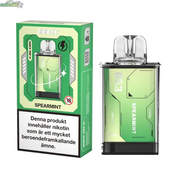 QBIX-vape-pod-Spear-mint QBIX-vape-pod-Spear-mint