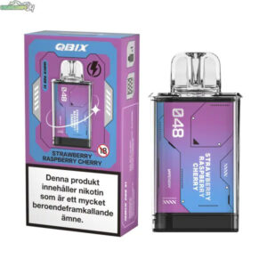 QBIX-vape-pod-Strawberry-Raspberry-Cherry
