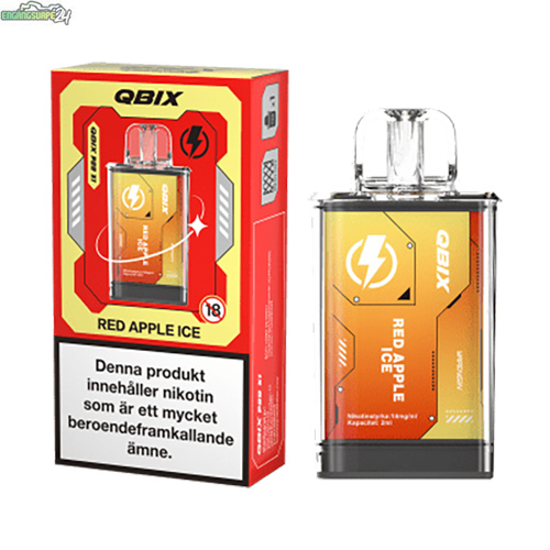 QBIX-vape-pod-Red-Apple-Ice QBIX-vape-pod-Red-Apple-Ice