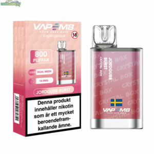 VapeM8-Crystal-Box-Jordgubb-Burst-14mg