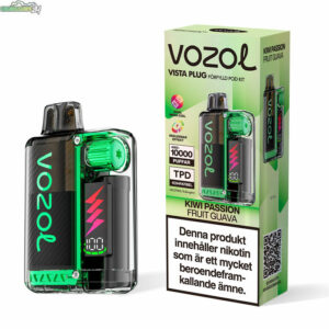 Vozol Vista Plug Startkit - Kiwi Passionfruit Guava 14.5mg 10000 Puffar