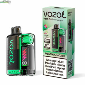 Vozol Vista Plug Startkit - Menthol Mojito 14.5mg 10000 Puffar