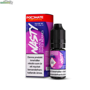 Smak av vindruva och mixade bär