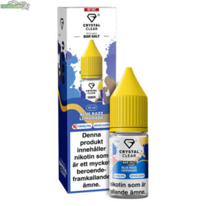 Crystal Clear E-juice 10ml - Blue Razz Lemonade 14mg (NicSalt)