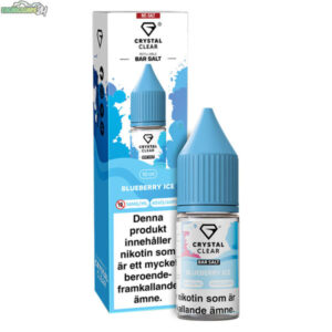 Crystal Clear E-juice 10ml - Blueberry Ice 14mg (NicSalt)
