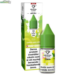 Crystal Clear E-juice 10ml - Lemon & Lime 14mg (NicSalt)