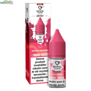 Crystal Clear E-juice 10ml - Mixed Berries 14mg (NicSalt)