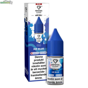 Crystal Clear E-juice 10ml - Mr Blue 14mg (NicSalt)