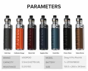 VOOPOO Drag X Pro PodKit 100W