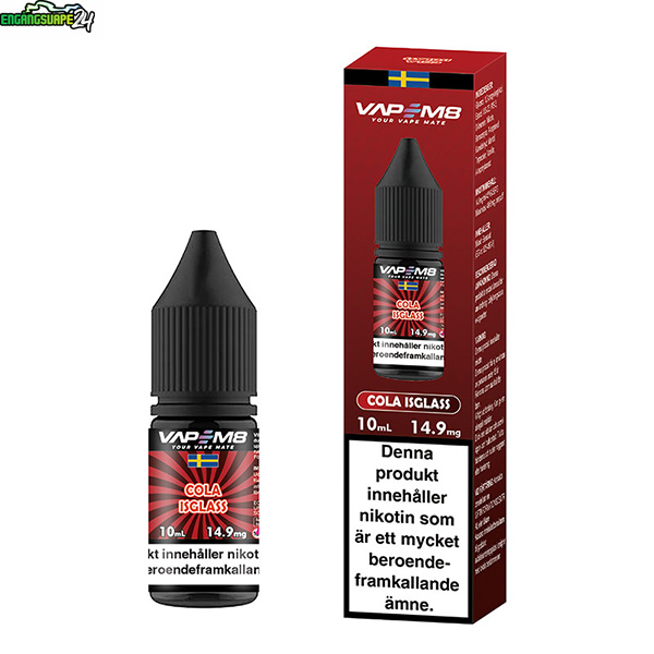 VapeM8-ejuice-10ml-14mg-Cola-Isglass VapeM8-ejuice-10ml-14mg-Cola-Isglass