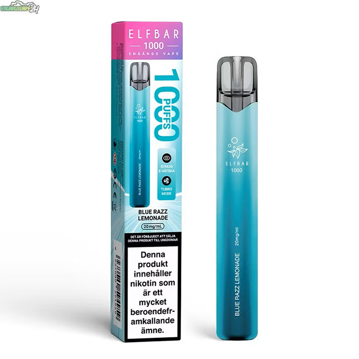Elf-Bar-1000-vape-20mg-Blue-Razz-Lemonade Elf Bar 1000 Mesh - Blue Razz Lemonade 20mg 1000 Puffar