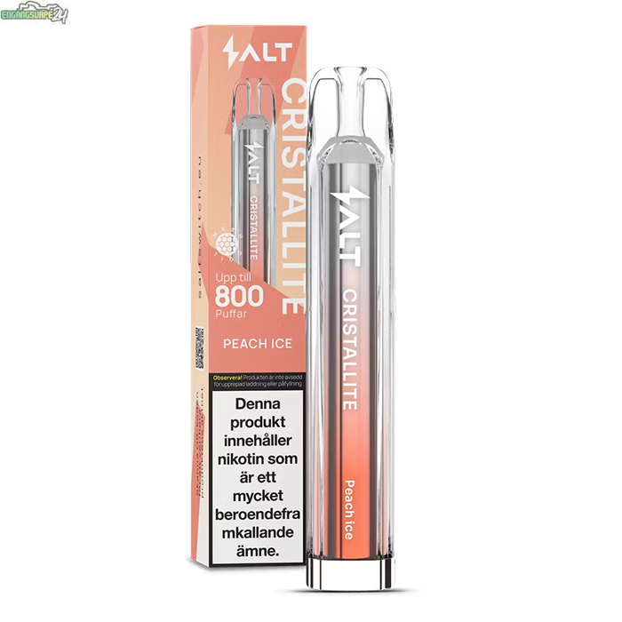 Salt-Cristallite-Engangsvape-peach-ice Salt-Cristallite-Engangsvape-peach-ice