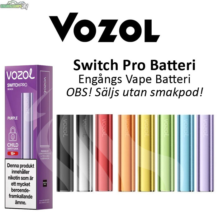 Vozol-Switch-batteri