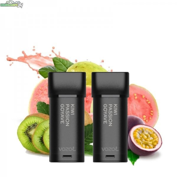 cartridge-switch-2ml-kiwi-passion-guava-2pcs-vozol Vozol Switch 2st Smakpods Nikotinfri - Kiwi Passion Guava