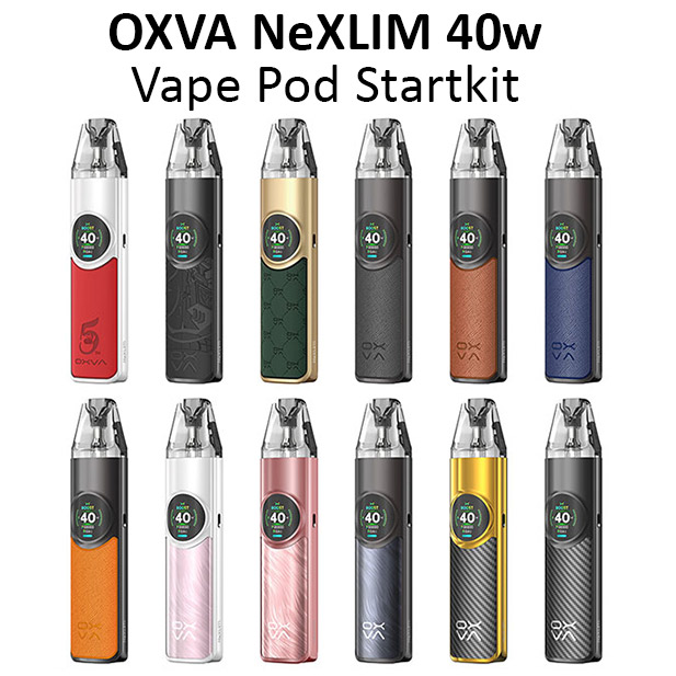 nexlim-oxva-alla-farger OXVA NeXLIM Vape Pod Startkit