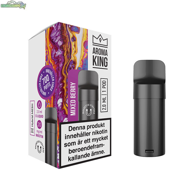 Aroma-King-Classic-Pod-20mg-Mixed_Berry Aroma King Classic Refill Pod 20mg Mixed Berry 700 Puffar