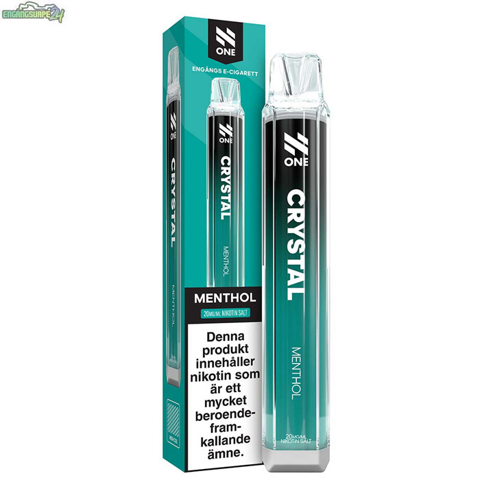 N-One-Crystal-Vape-20mg-menthol N One Crystal Mesh - Menthol 20mg 800 Puffar