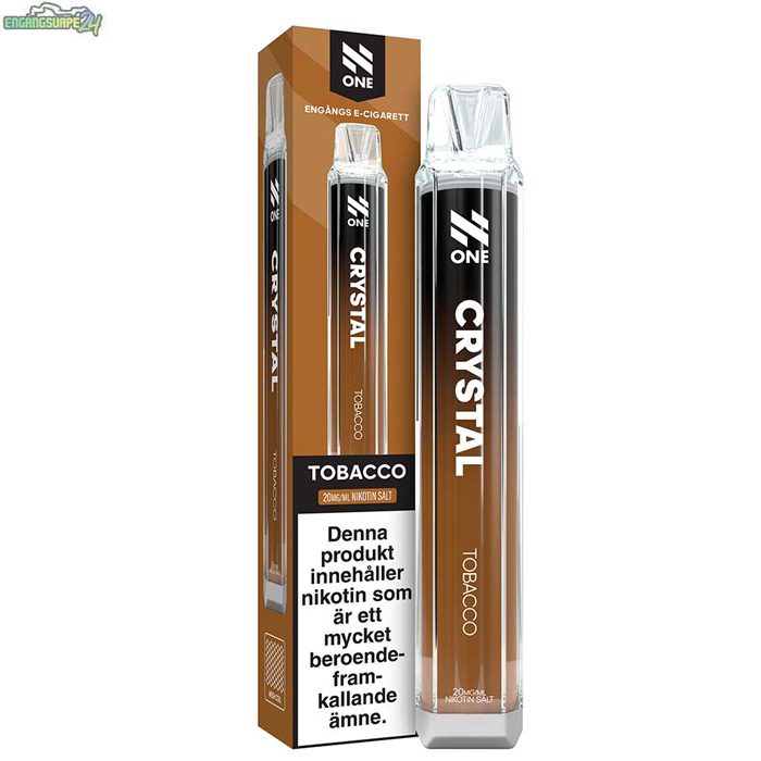 N-One-Crystal-Vape-20mg-tobacco N One Crystal Mesh - Tobacco 20mg 800 Puffar