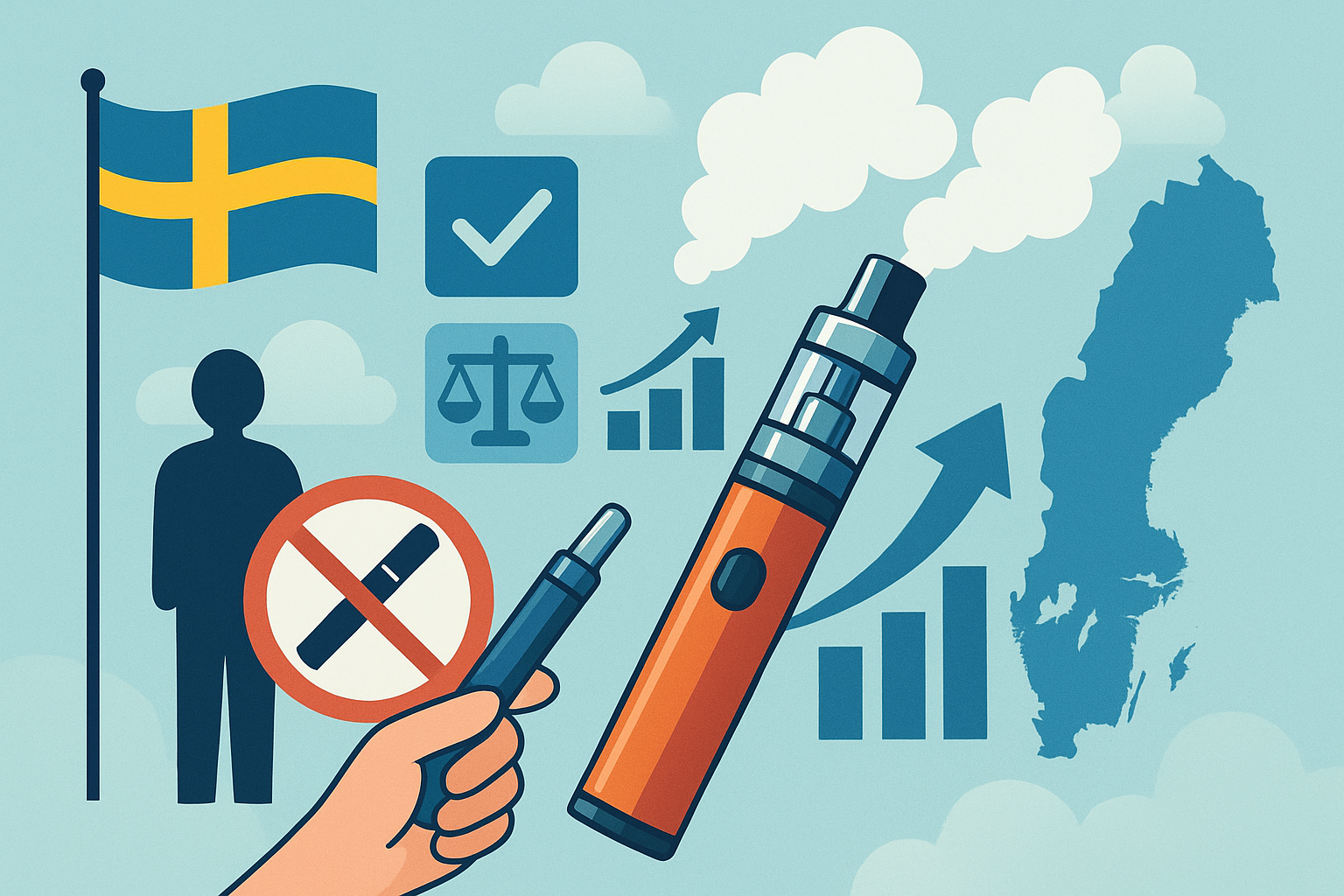 Hur ser framtiden för nikotinfria vapes ut i Sverige?