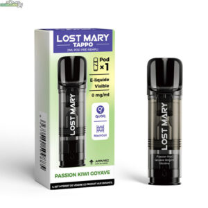Lost Mary Tappo Air Smakpod 0mg (Nikotinfri) - Kiwi Passion Guava