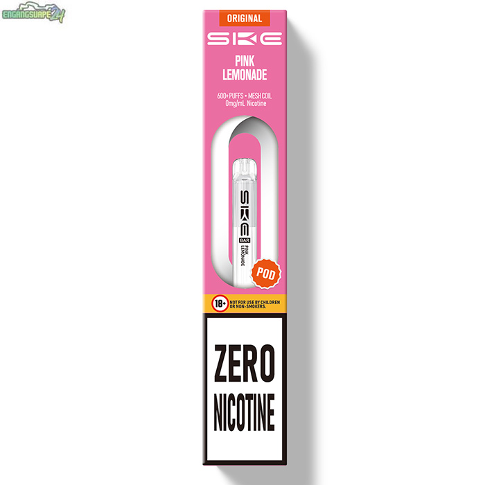 SKE-Crystal-Pro-Pod-Pink-lemonade SKE Crystal PRO Pod Nikotinfri Pink Lemonade 600 Puffar