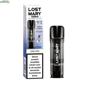 Lost Mary Tappo Air 2x Smakpod 20mg - USA Mix 1000 Puffar
