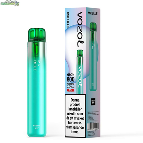 Vozol-Neon-V2-20mg-Mr-Blue Vozol Neon 2.0 Mr Blue 20mg 800 Puffar